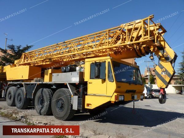 80t mobile crane load chart